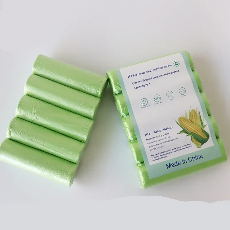 Biodegradable Bin Liner - 100pcs Kantong Sampah Biodegradable Sekali Pakai