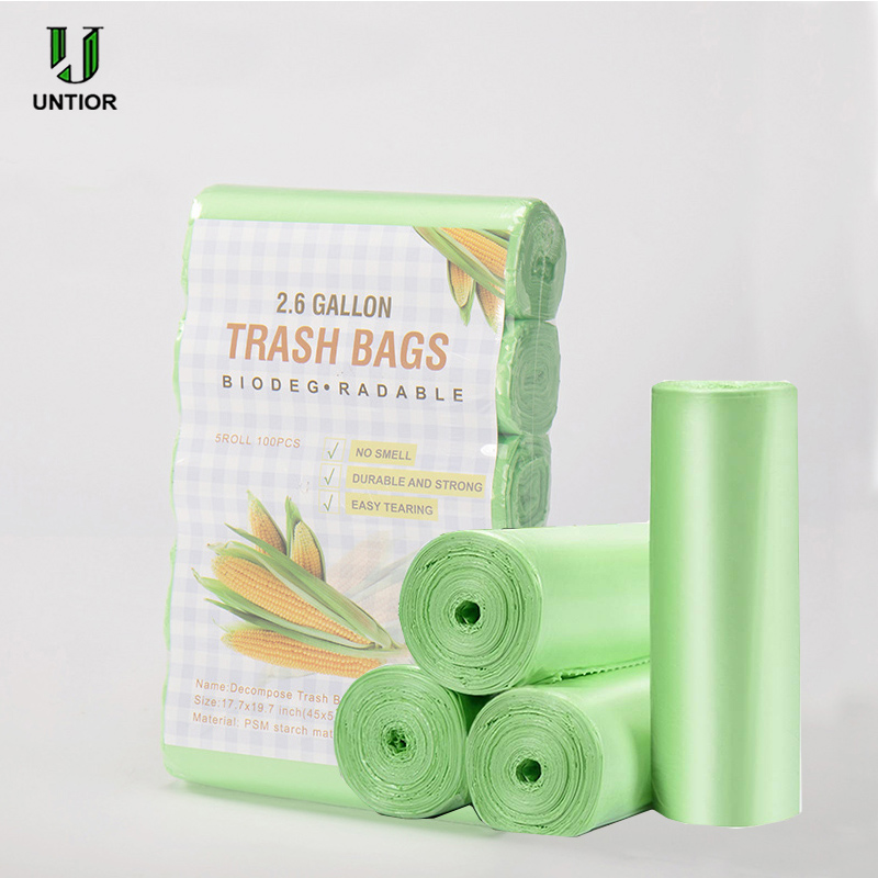 Biodegradable Bin Liner - UNTIOR Kantong Sampah Kompos 2.6 Galon