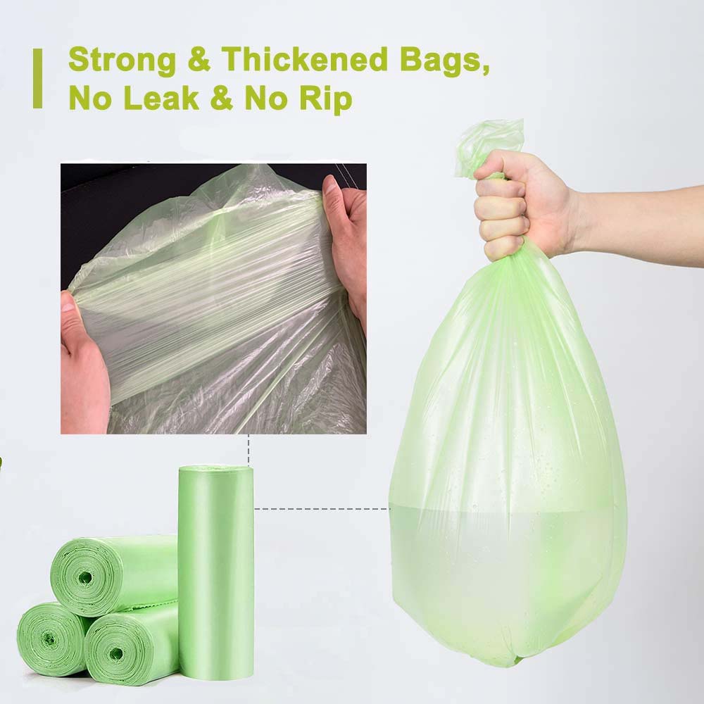 Biodegradable Bin Liner - 20-100 Buah Tas Sampah Biodegradasi Sekali