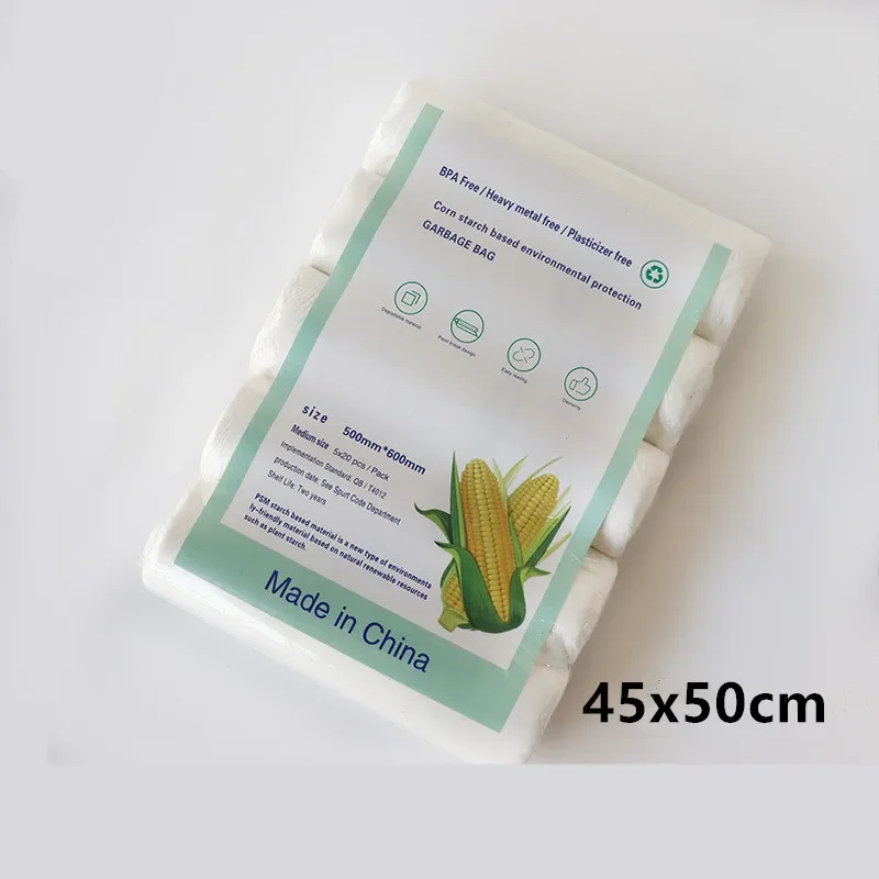 100pcs Kantong Sampah Biodegra - Biodegradable Bin Liner ulasan dan harga