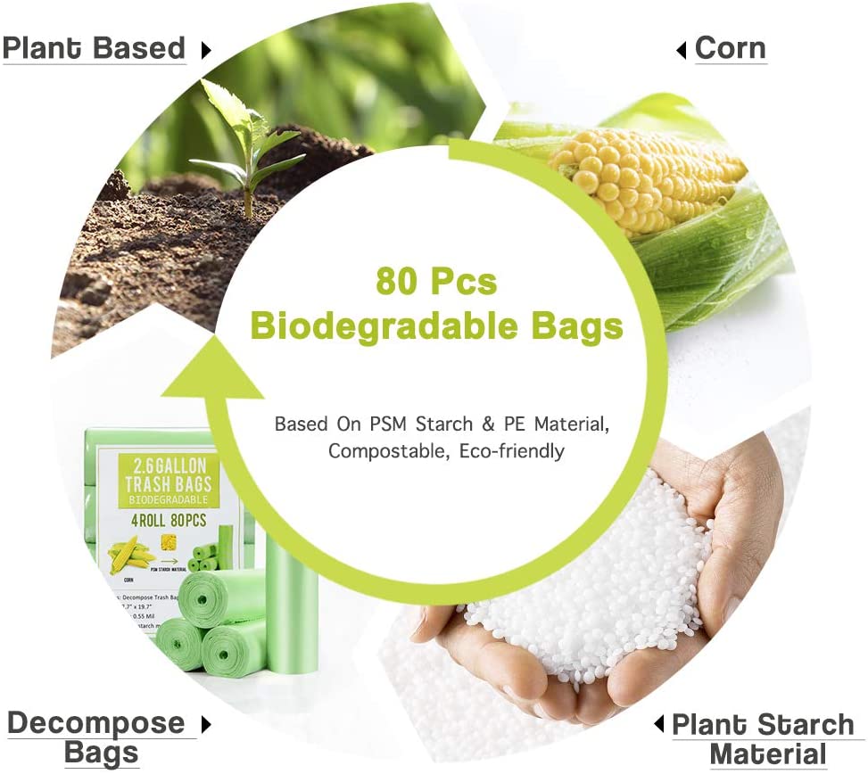 20-100 Buah Tas Sampah Biodegr - Biodegradable Bin Liner ulasan dan harga